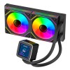 Abysm Liquid Cooling Oceanic LCD 240 ARGB - Preto